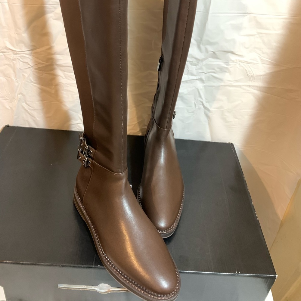 boots size 7 and 7.5 Lena buckled leather